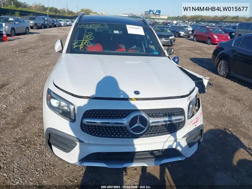 2020 Mercedes-Benz Glb 250 4Matic VIN: W1N4M4HB4LW015677 Lot: 45010863