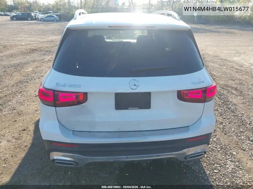 2020 Mercedes-Benz Glb 250 4Matic VIN: W1N4M4HB4LW015677 Lot: 45010863