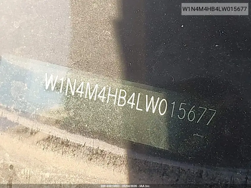 2020 Mercedes-Benz Glb 250 4Matic VIN: W1N4M4HB4LW015677 Lot: 45010863