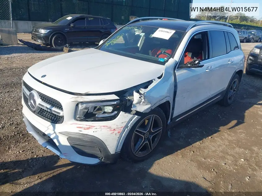2020 Mercedes-Benz Glb 250 4Matic VIN: W1N4M4HB4LW015677 Lot: 45010863