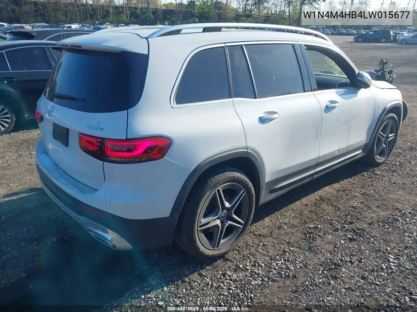2020 Mercedes-Benz Glb 250 4Matic VIN: W1N4M4HB4LW015677 Lot: 45010863