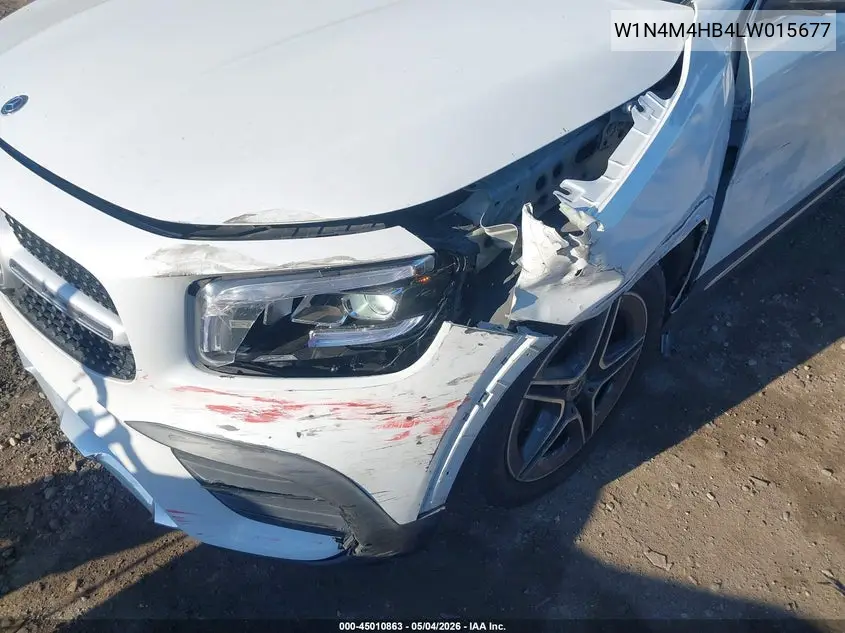 2020 Mercedes-Benz Glb 250 4Matic VIN: W1N4M4HB4LW015677 Lot: 45010863