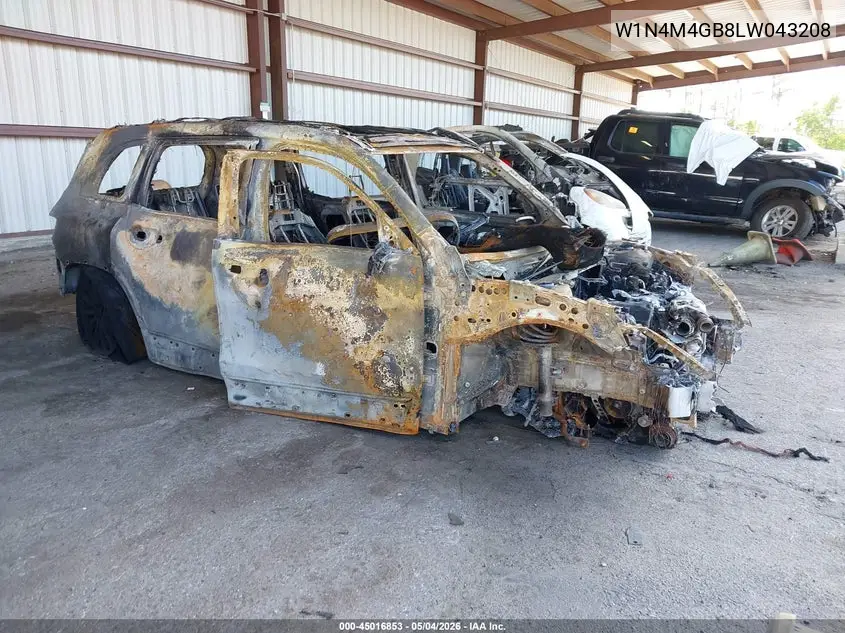 2020 Mercedes-Benz Glb 250 VIN: W1N4M4GB8LW043208 Lot: 45016853