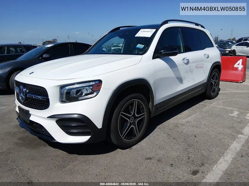 2020 Mercedes-Benz Glb 250 VIN: W1N4M4GBXLW050855 Lot: 45064642