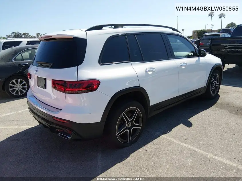 2020 Mercedes-Benz Glb 250 VIN: W1N4M4GBXLW050855 Lot: 45064642