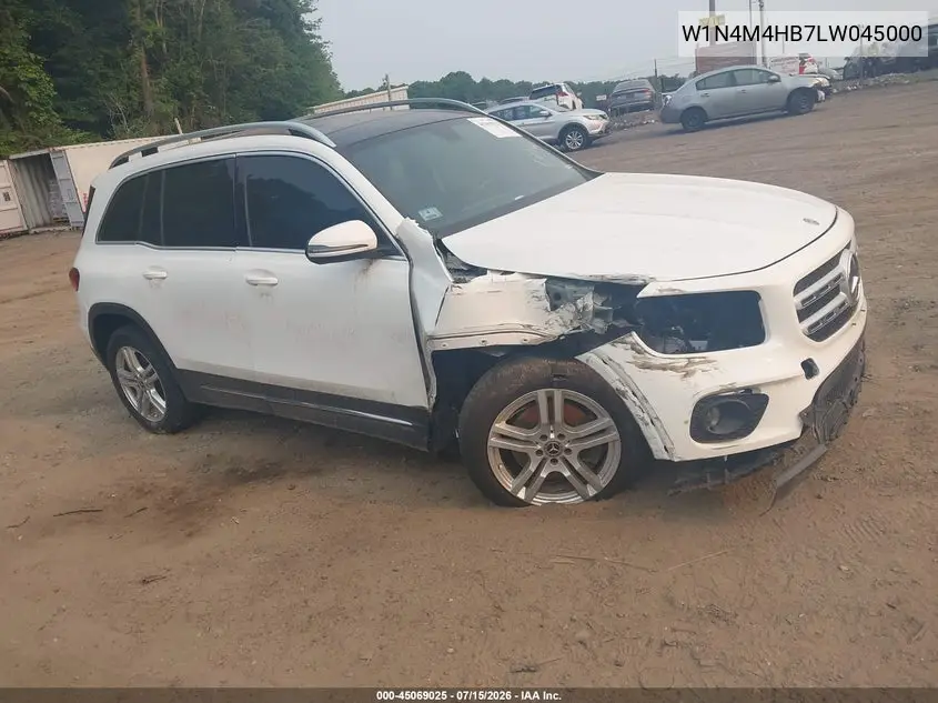 2020 Mercedes-Benz Glb 250 4Matic VIN: W1N4M4HB7LW045000 Lot: 45069025