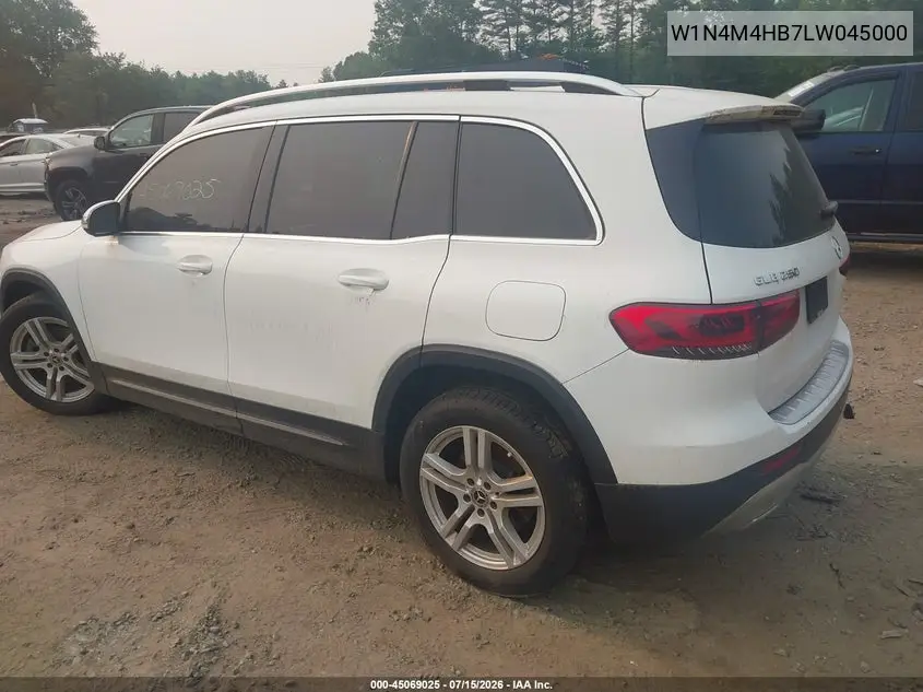 2020 Mercedes-Benz Glb 250 4Matic VIN: W1N4M4HB7LW045000 Lot: 45069025