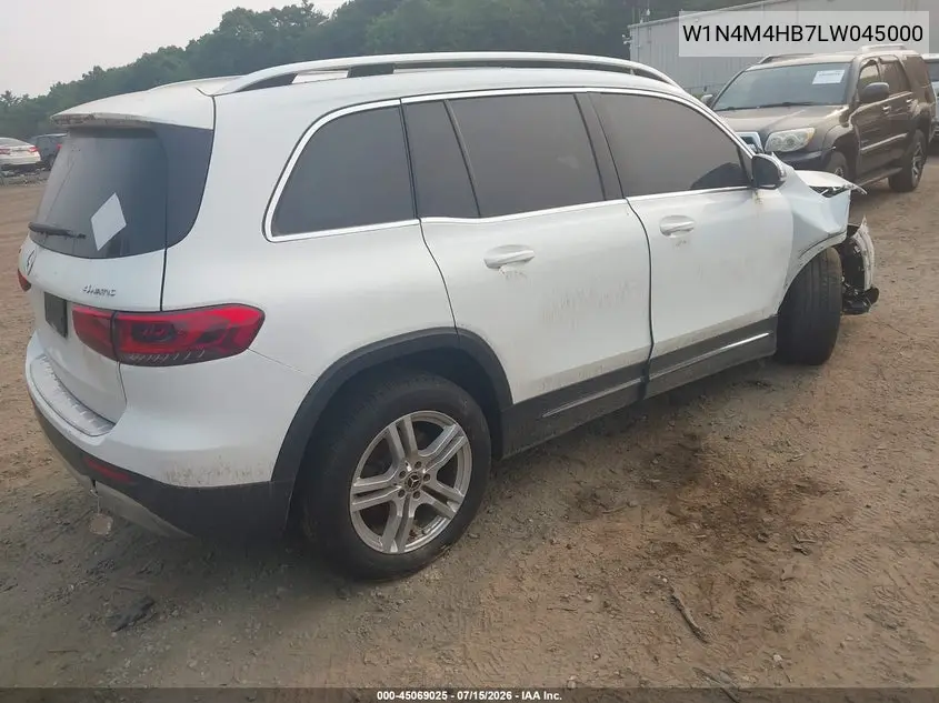 2020 Mercedes-Benz Glb 250 4Matic VIN: W1N4M4HB7LW045000 Lot: 45069025