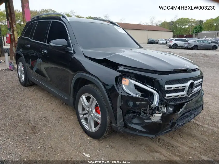 2020 Mercedes-Benz Glb 250 4Matic VIN: WDC4M4HBXLW003230 Lot: 45071223
