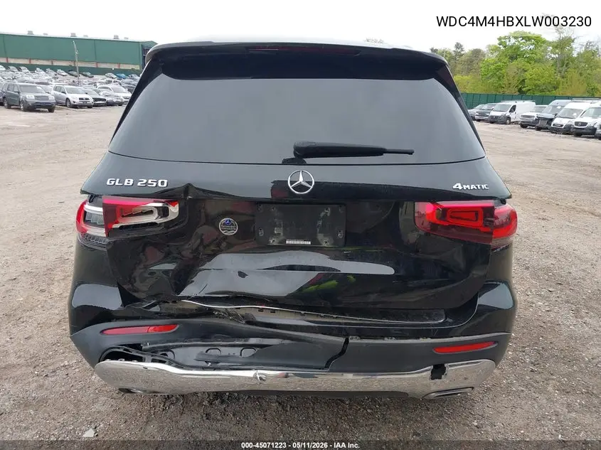 2020 Mercedes-Benz Glb 250 4Matic VIN: WDC4M4HBXLW003230 Lot: 45071223