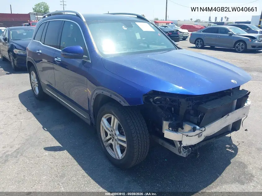 2020 Mercedes-Benz Glb 250 VIN: W1N4M4GB2LW040661 Lot: 45083915