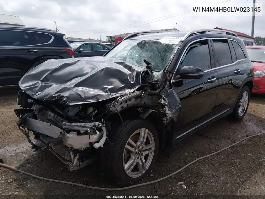 2020 Mercedes-Benz Glb 250 4Matic VIN: W1N4M4HB0LW023145 Lot: 45330511