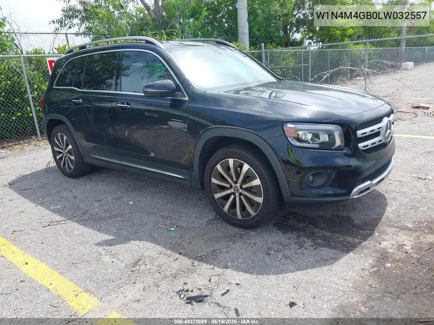 2020 Mercedes-Benz Glb 250 VIN: W1N4M4GB0LW032557 Lot: 45370669