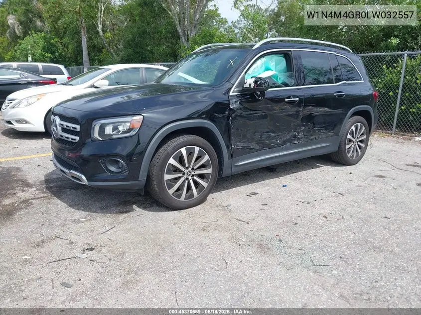 2020 Mercedes-Benz Glb 250 VIN: W1N4M4GB0LW032557 Lot: 45370669