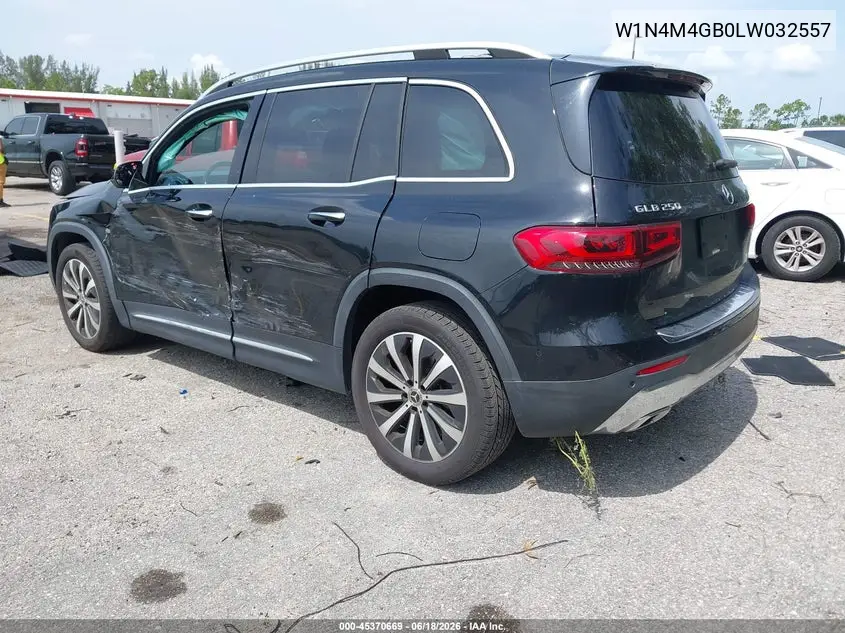 2020 Mercedes-Benz Glb 250 VIN: W1N4M4GB0LW032557 Lot: 45370669
