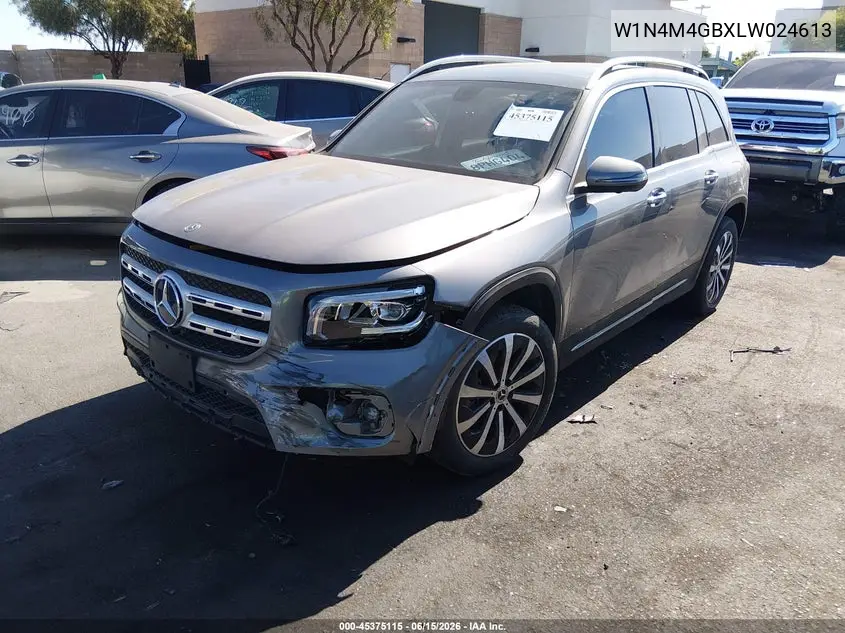 2020 Mercedes-Benz Glb 250 VIN: W1N4M4GBXLW024613 Lot: 45375115