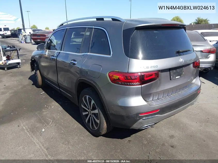 2020 Mercedes-Benz Glb 250 VIN: W1N4M4GBXLW024613 Lot: 45375115