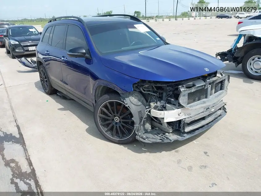 2020 Mercedes-Benz Glb 250 VIN: W1N4M4GB6LW016279 Lot: 45378122