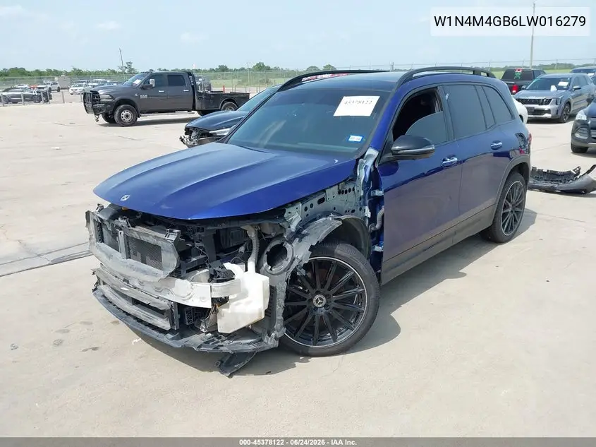 2020 Mercedes-Benz Glb 250 VIN: W1N4M4GB6LW016279 Lot: 45378122