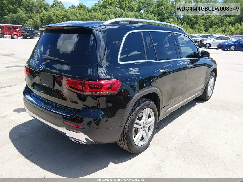 2020 Mercedes-Benz Glb 250 VIN: WDC4M4GB0LW003349 Lot: 45378465