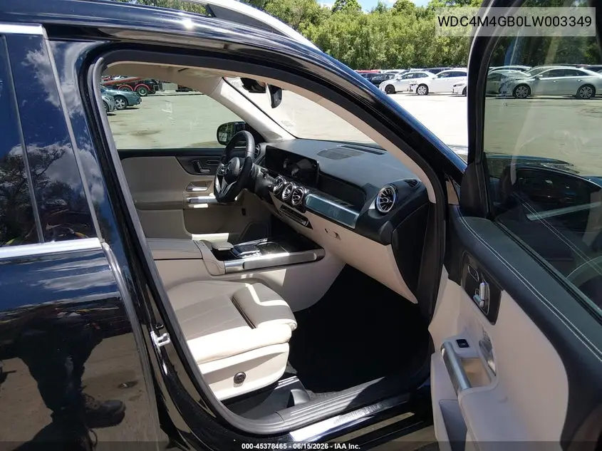 2020 Mercedes-Benz Glb 250 VIN: WDC4M4GB0LW003349 Lot: 45378465