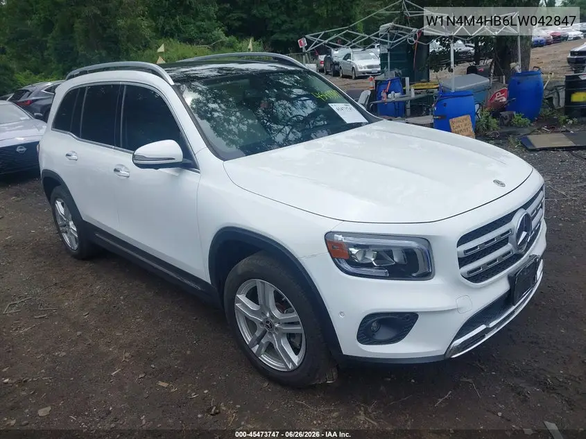 2020 Mercedes-Benz Glb 250 4Matic VIN: W1N4M4HB6LW042847 Lot: 45473747