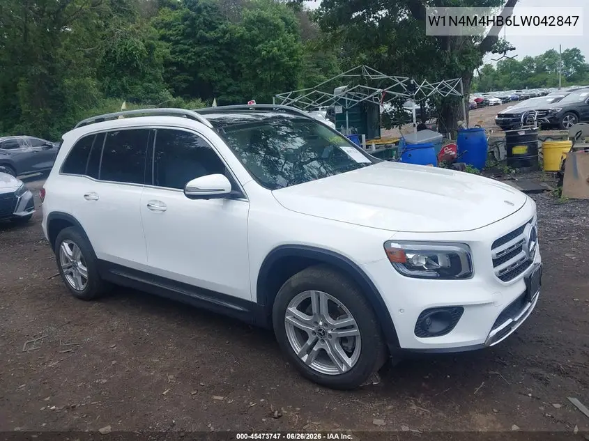 2020 Mercedes-Benz Glb 250 4Matic VIN: W1N4M4HB6LW042847 Lot: 45473747