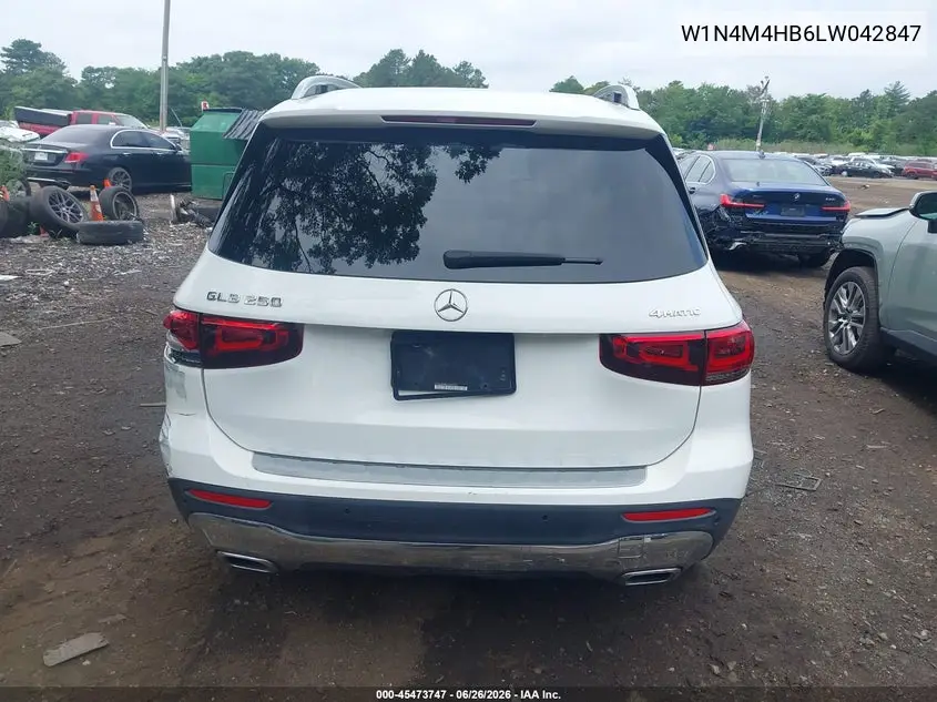 2020 Mercedes-Benz Glb 250 4Matic VIN: W1N4M4HB6LW042847 Lot: 45473747