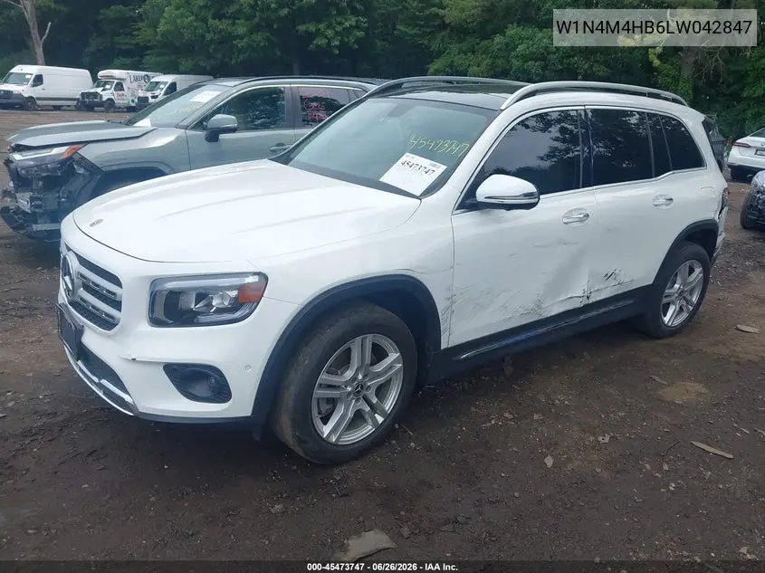 2020 Mercedes-Benz Glb 250 4Matic VIN: W1N4M4HB6LW042847 Lot: 45473747