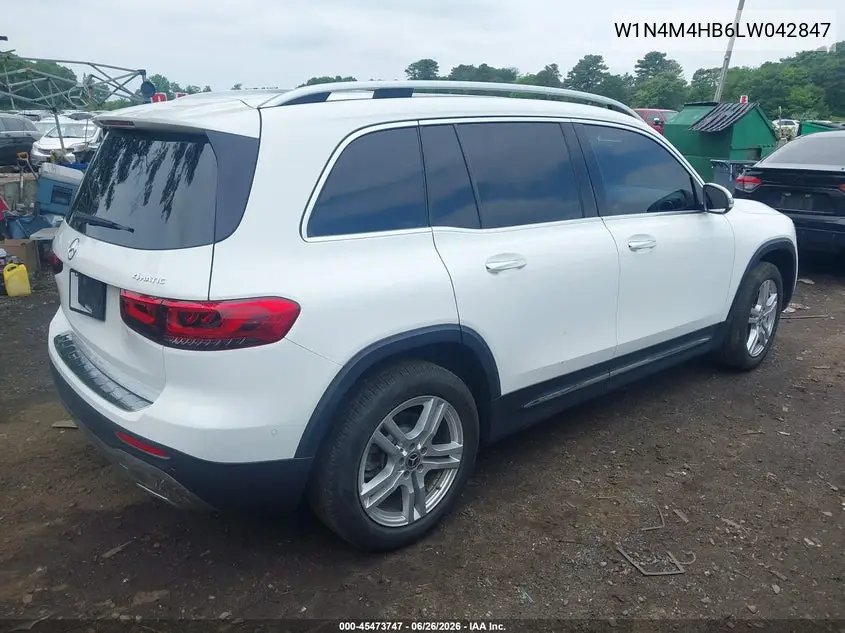 2020 Mercedes-Benz Glb 250 4Matic VIN: W1N4M4HB6LW042847 Lot: 45473747