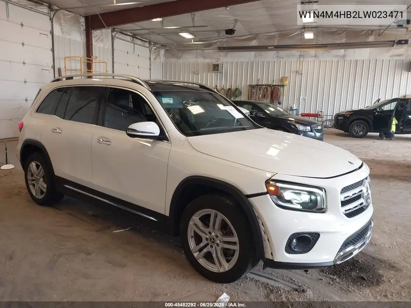 2020 Mercedes-Benz Glb 250 4Matic VIN: W1N4M4HB2LW023471 Lot: 45482292
