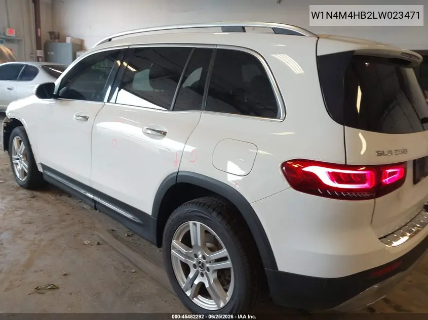 2020 Mercedes-Benz Glb 250 4Matic VIN: W1N4M4HB2LW023471 Lot: 45482292