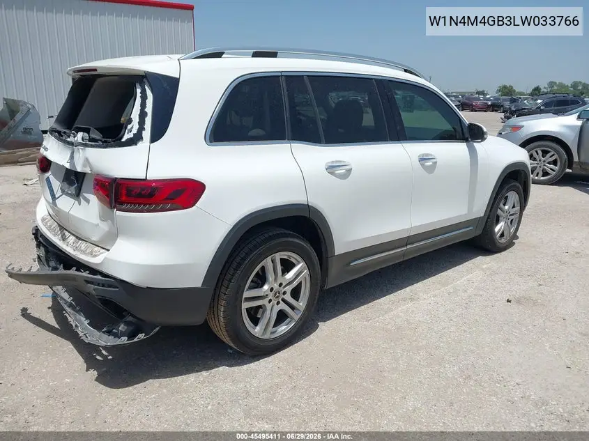 2020 Mercedes-Benz Glb 250 VIN: W1N4M4GB3LW033766 Lot: 45495411