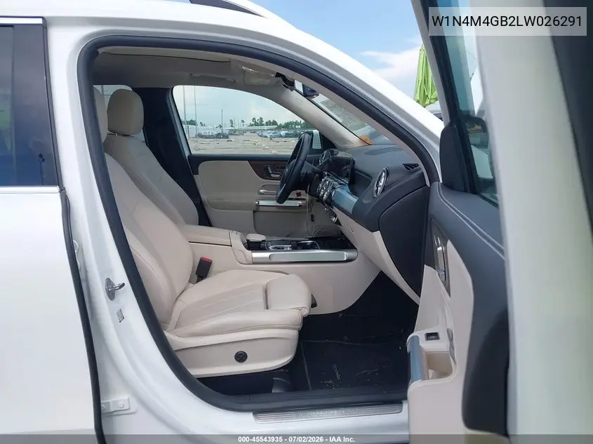 2020 Mercedes-Benz Glb 250 VIN: W1N4M4GB2LW026291 Lot: 45543935