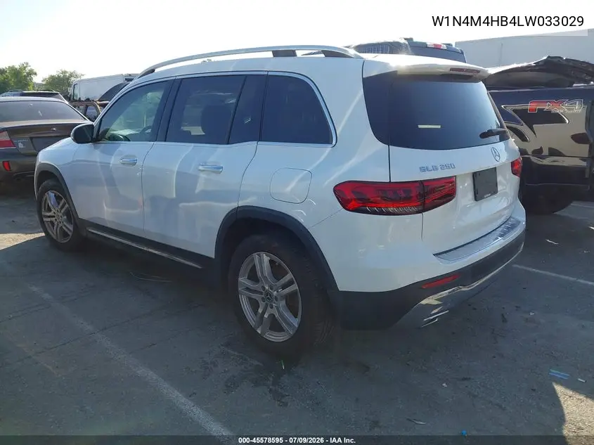 2020 Mercedes-Benz Glb 250 4Matic VIN: W1N4M4HB4LW033029 Lot: 45578595