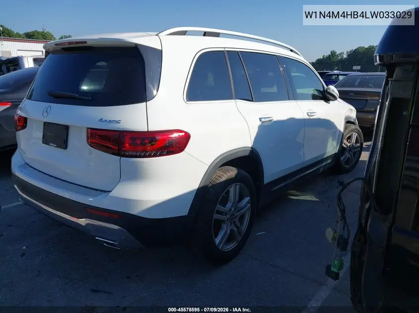 2020 Mercedes-Benz Glb 250 4Matic VIN: W1N4M4HB4LW033029 Lot: 45578595