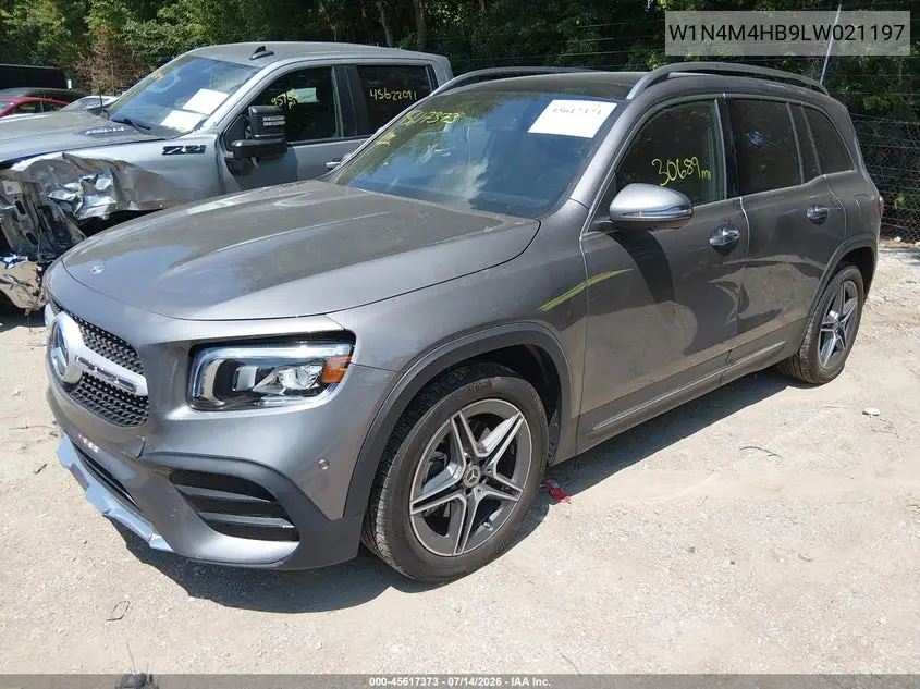 2020 Mercedes-Benz Glb 250 4Matic VIN: W1N4M4HB9LW021197 Lot: 45617373