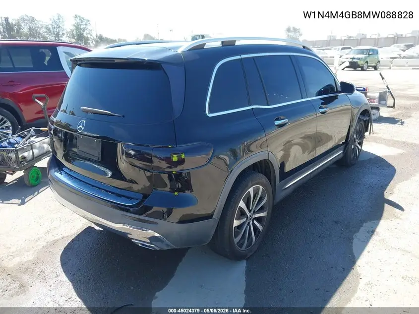 2021 Mercedes-Benz Glb 250 VIN: W1N4M4GB8MW088828 Lot: 45024379