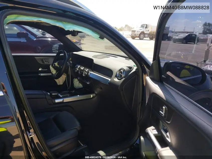 2021 Mercedes-Benz Glb 250 VIN: W1N4M4GB8MW088828 Lot: 45024379