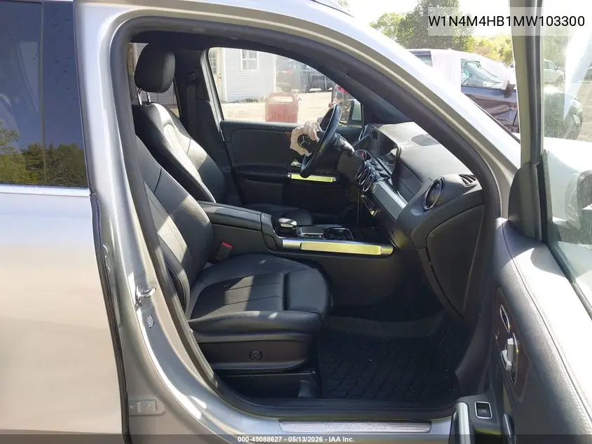 2021 Mercedes-Benz Glb 250 4Matic VIN: W1N4M4HB1MW103300 Lot: 45088627