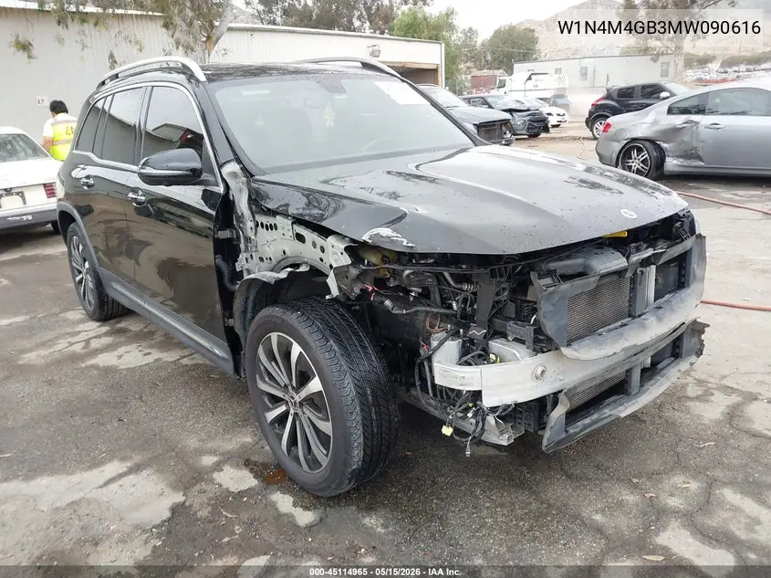2021 Mercedes-Benz Glb 250 VIN: W1N4M4GB3MW090616 Lot: 45114965