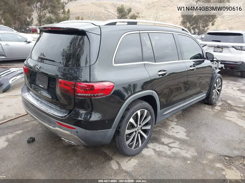 2021 Mercedes-Benz Glb 250 VIN: W1N4M4GB3MW090616 Lot: 45114965