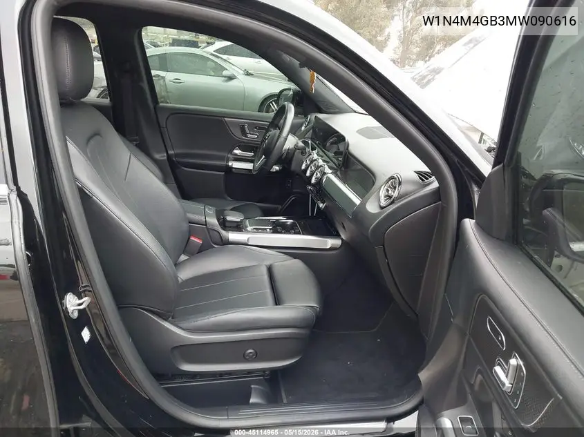 2021 Mercedes-Benz Glb 250 VIN: W1N4M4GB3MW090616 Lot: 45114965