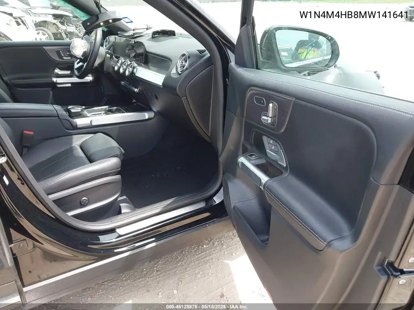 2021 Mercedes-Benz Glb 250 4Matic VIN: W1N4M4HB8MW141641 Lot: 45125875