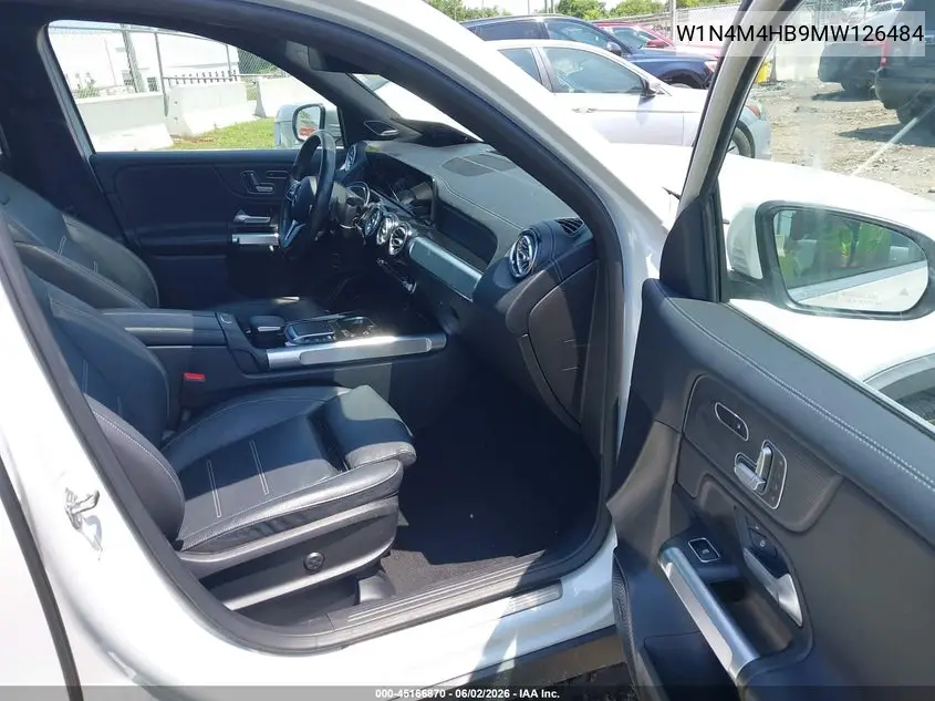 2021 Mercedes-Benz Glb 250 4Matic VIN: W1N4M4HB9MW126484 Lot: 45166870