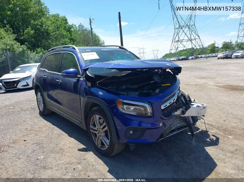 2021 Mercedes-Benz Glb 250 4Matic VIN: W1N4M4HBXMW157338 Lot: 45263465