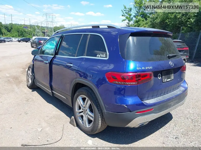 2021 Mercedes-Benz Glb 250 4Matic VIN: W1N4M4HBXMW157338 Lot: 45263465