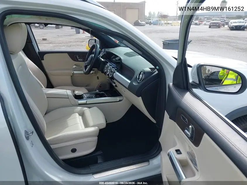 2021 Mercedes-Benz Glb 250 4Matic VIN: W1N4M4HB9MW161252 Lot: 45468515