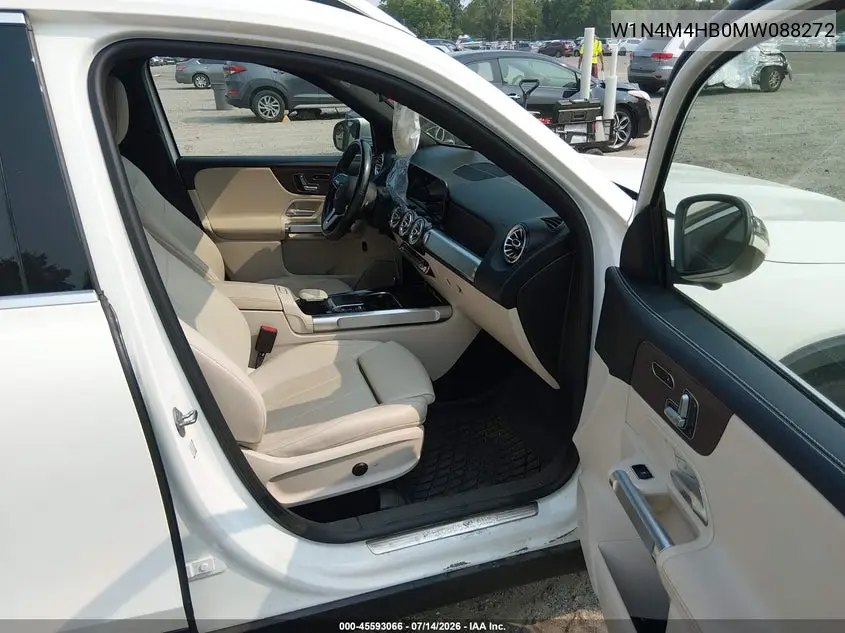 2021 Mercedes-Benz Glb 250 4Matic VIN: W1N4M4HB0MW088272 Lot: 45593066