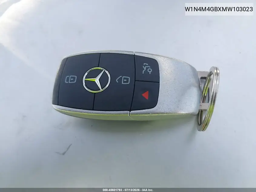 2021 Mercedes-Benz Glb 250 VIN: W1N4M4GBXMW103023 Lot: 45601793